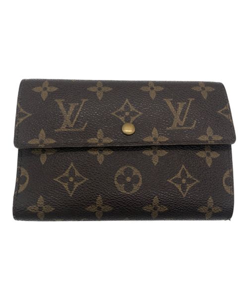 LOUIS VUITTON（ルイ ヴィトン）LOUIS VUITTON (ルイ ヴィトン) ポルト トレゾー・エテュイ パピエ ブラウンの古着・服飾アイテム