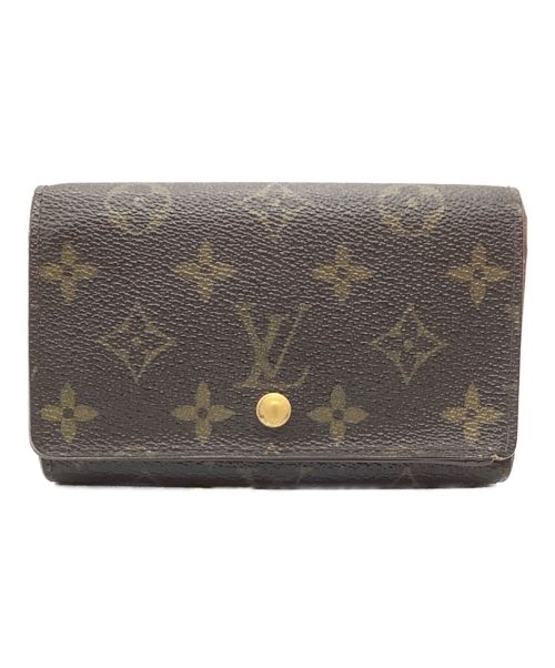 LOUIS VUITTON（ルイ ヴィトン）LOUIS VUITTON (ルイ ヴィトン) ポルトモネ・ビエ・トレゾール ブラウンの古着・服飾アイテム