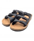 BIRKENSTOCKビルケンシュトック）の古着「ビルコフロー」｜ブラック×ベージュ