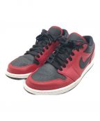 NIKEナイキ）の古着「AIR JORDAN１LOW」｜ブラック×レッド