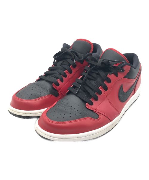 NIKE（ナイキ）NIKE (ナイキ) AIR JORDAN１LOW ブラック×レッド サイズ:cm28.5の古着・服飾アイテム