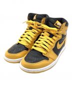 NIKEナイキ）の古着「AIRJORDAN1 RETRO HGH OG」｜イエロー×ブラック