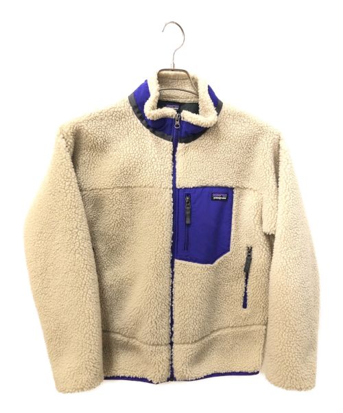 Patagonia（パタゴニア）Patagonia (パタゴニア) キッズ・レトロX・ジャケット ベージュ×パープル サイズ:XLの古着・服飾アイテム