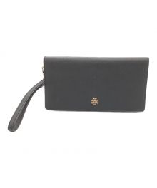 TORY BURCH（トリーバーチ）の古着「２つ折り長財布」｜ブラック