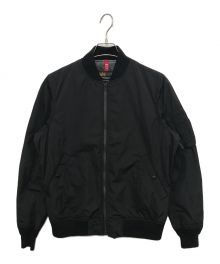 ALPHA INDUSTRIES（アルファインダストリーズ）の古着「BONDING L-2B ボンディング ジャケット」｜ブラック