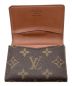 中古・古着 LOUIS VUITTON (ルイ ヴィトン) アンヴェロップ・カルト ドゥ ヴィジット ブラウン：7800円