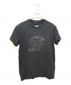 MONCLER×THE ROLLING STONESモンクレール×ザ ローリングストーンズ）の古着「プリントTシャツ」｜ブラック