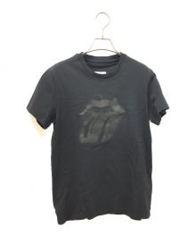 MONCLER×THE ROLLING STONES（モンクレール×ザ ローリングストーンズ）の古着「プリントTシャツ」｜ブラック