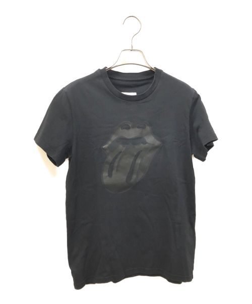 MONCLER（モンクレール）MONCLER (モンクレール) THE ROLLING STONES (ザ ローリングストーンズ) プリントTシャツ ブラック サイズ:Sの古着・服飾アイテム