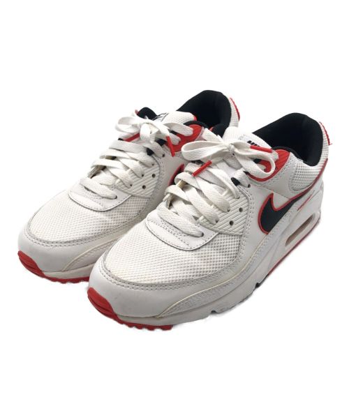 NIKE（ナイキ）NIKE (ナイキ) AIR MAX90 ホワイト×レッド サイズ:cm28の古着・服飾アイテム