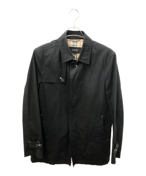 BURBERRY BLACK LABEL（バーバリーブラックレーベル）BURBERRY BLACK LABEL (バーバリーブラックレーベル) ステンカラーコート ブラック サイズ:Mの古着・服飾アイテム