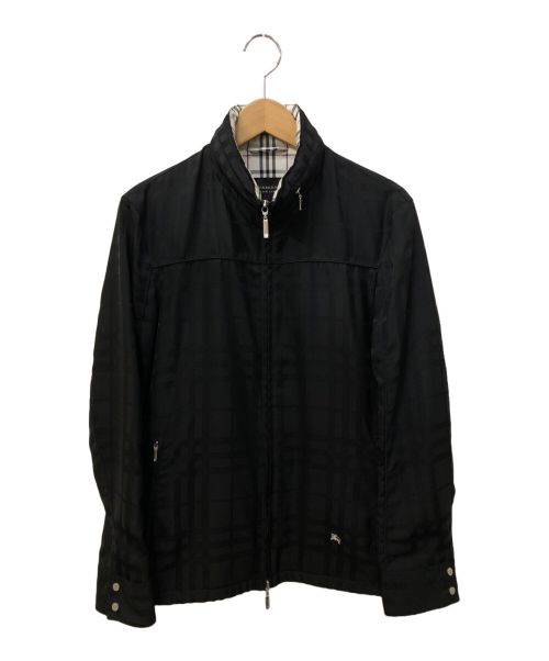 BURBERRY BLACK LABEL（バーバリーブラックレーベル）BURBERRY BLACK LABEL (バーバリーブラックレーベル) ブルゾン ブラック サイズ:Mの古着・服飾アイテム