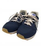 NEW BALANCEニューバランス）の古着「ローカットスニーカー」｜ネイビー×オレンジ