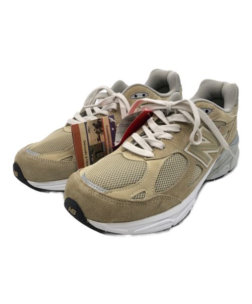 NEW BALANCE（ニューバランス）NEW BALANCE (ニューバランス) ローカットスニーカー ベージュ サイズ:CM 25.5 未使用品の古着・服飾アイテム