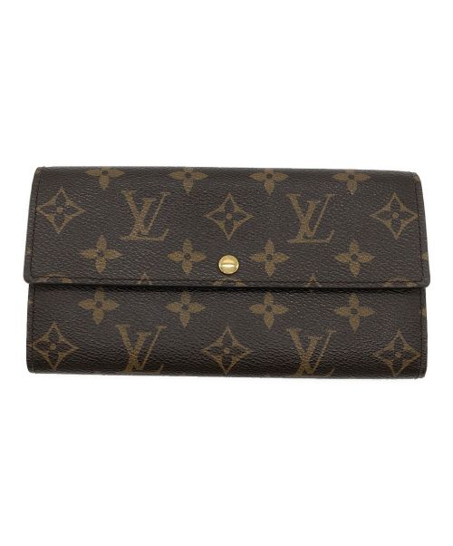 LOUIS VUITTON（ルイ ヴィトン）LOUIS VUITTON (ルイ ヴィトン) ポルトフォイユ・サラ ブラウンの古着・服飾アイテム