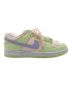 中古・古着 NIKE (ナイキ) DUNK LOW 黄緑×ピンク サイズ:cm 25：8000円