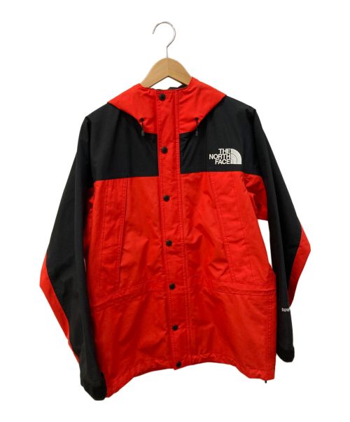 THE NORTH FACE（ザ ノース フェイス）THE NORTH FACE (ザ ノース フェイス) マウンテンライトジャケット レッド×ブラック サイズ:Sの古着・服飾アイテム