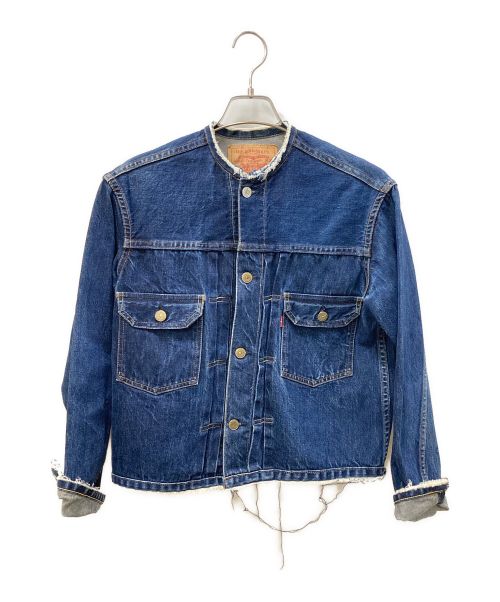 LEVI'S（リーバイス）LEVI'S (リーバイス) 507XX ノーカラーデニムジャケット インディゴ サイズ:40の古着・服飾アイテム