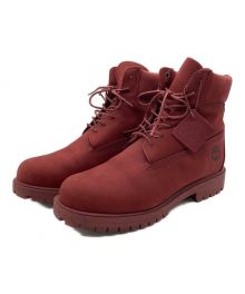 Timberland（ティンバーランド）の古着「レースアップブーツ」｜レッド