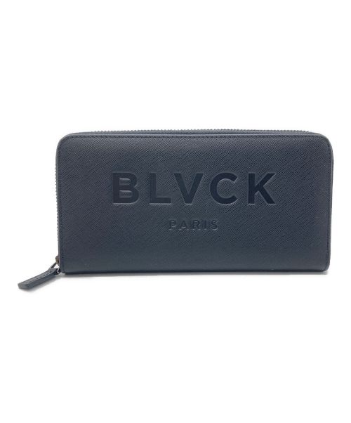 BLVCK PARIS（ブラックパリ）BLVCK PARIS (ブラックパリ) クラシックジップウォレット ブラックの古着・服飾アイテム