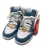 NIKEナイキ）の古着「AIR JORDAN1 High OG Denim」｜ホワイト×スカイブルー