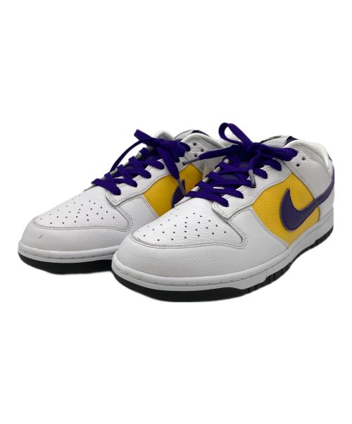 NIKE（ナイキ）NIKE (ナイキ) DUNK LOW BY YOU ホワイト×パープル サイズ:29.0cmの古着・服飾アイテム