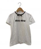 MIU MIUミュウミュウ）の古着「Tシャツ」｜ホワイト