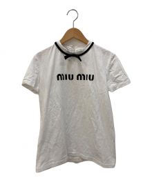 MIU MIU（ミュウミュウ）の古着「Tシャツ」｜ホワイト