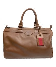 LONGCHAMP（ロンシャン）の古着「ボストンバッグ」｜ブラウン