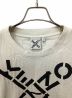 KENZO (ケンゾー) プリントカットソー ホワイト×ブラック サイズ:L：3980円