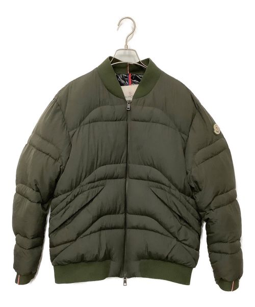 MONCLER（モンクレール）MONCLER (モンクレール) ダウンジャケット カーキ サイズ:2の古着・服飾アイテム