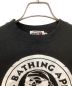 A BATHING APE (アベイシングエイプ) プリントスウェット ブラック サイズ:M：4480円