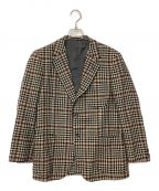 ATELIER JOCKEY×Harrris Tweedアトリエジョッキー×ハリスツイード）の古着「テーラードジャケット」｜アイボリー×ブラック×ブラウン