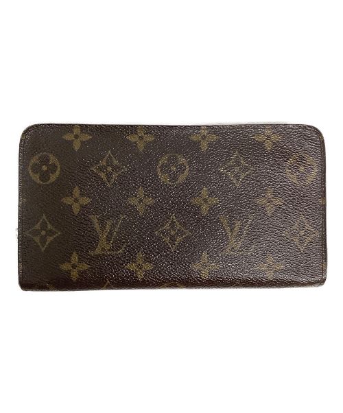 LOUIS VUITTON（ルイ ヴィトン）LOUIS VUITTON (ルイ ヴィトン) ポルトモネ・ジップ ブラウンの古着・服飾アイテム