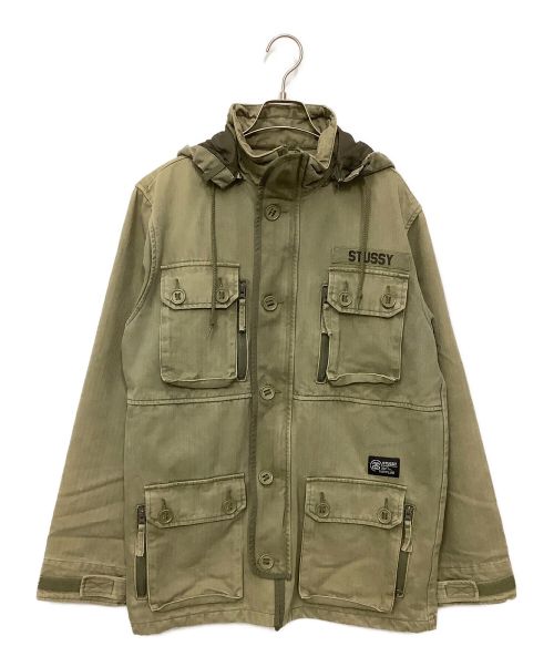 stussy（ステューシー）stussy (ステューシー) ミリタリージャケット ブラウン サイズ:Mの古着・服飾アイテム