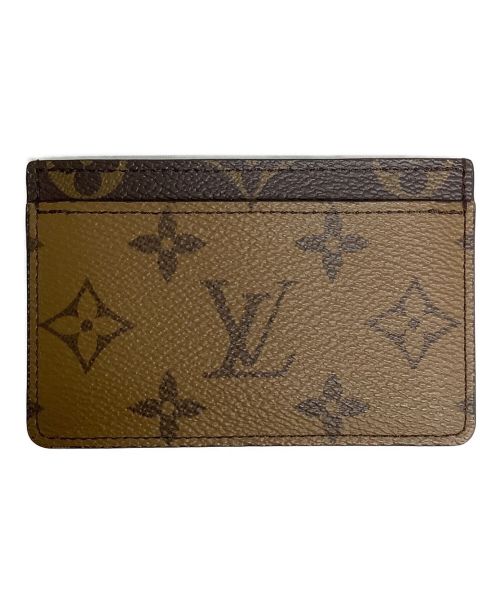 LOUIS VUITTON（ルイ ヴィトン）LOUIS VUITTON (ルイ ヴィトン) ポルト カルト・サーンプル ブラウン×キャメルの古着・服飾アイテム