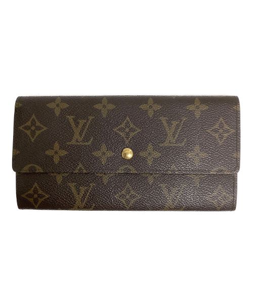 LOUIS VUITTON（ルイ ヴィトン）LOUIS VUITTON (ルイ ヴィトン) ポシェット・ポルトモネ クレディ ブラウンの古着・服飾アイテム