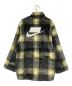 NIKE (ナイキ) フェイクファージャケット ブラック×イエロー サイズ:M：4800円