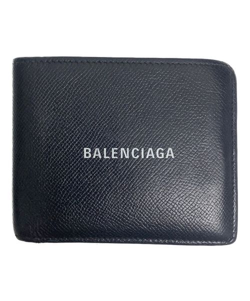 BALENCIAGA（バレンシアガ）BALENCIAGA (バレンシアガ) 2つ折り財布 ブラックの古着・服飾アイテム