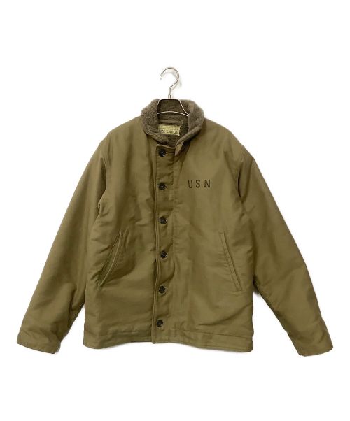 NAVY DEPARTMENT（ネイビーデパートメント）NAVY DEPARTMENT (ネイビーデパートメント) N-1デッキジャケット オリーブ サイズ:Lの古着・服飾アイテム