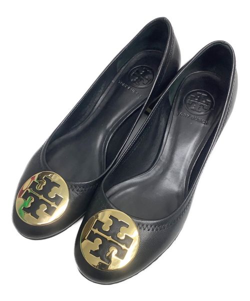 TORY BURCH（トリーバーチ）TORY BURCH (トリーバーチ) ヒールパンプス ブラック サイズ:39の古着・服飾アイテム