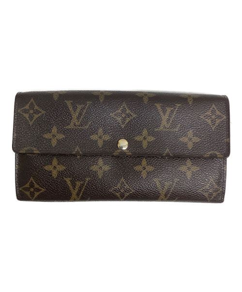 LOUIS VUITTON（ルイ ヴィトン）LOUIS VUITTON (ルイ ヴィトン) ポルトフォイユ・サラ ブラウンの古着・服飾アイテム