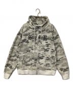 SUPPLIERサプライヤー）の古着「Cloud Camo Zip Hoodie」｜グレー