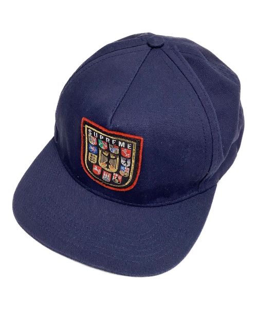 SUPREME（シュプリーム）Supreme (シュプリーム) Military Shield 5-Panel Cap ネイビーの古着・服飾アイテム