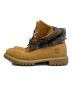 Timberland (ティンバーランド) Woolrich (ウールリッチ) ワークブーツ キャメル×グレー サイズ:26.5cm：7000円