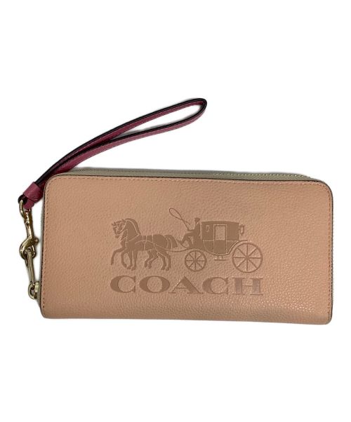 COACH（コーチ）COACH (コーチ) 長財布 ピンクの古着・服飾アイテム