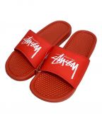 NIKE×stussyナイキ×ステューシー）の古着「BENASSI」｜レッド