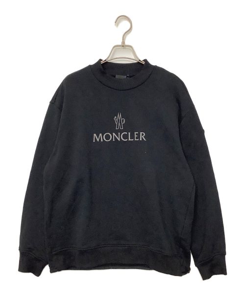 MONCLER（モンクレール）MONCLER (モンクレール) ロゴスウェット ブラック サイズ:XSの古着・服飾アイテム