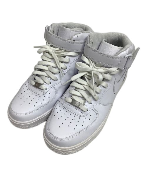 NIKE（ナイキ）NIKE (ナイキ) AIR FORCE 1 MID 07 ホワイト サイズ:27.5cmの古着・服飾アイテム