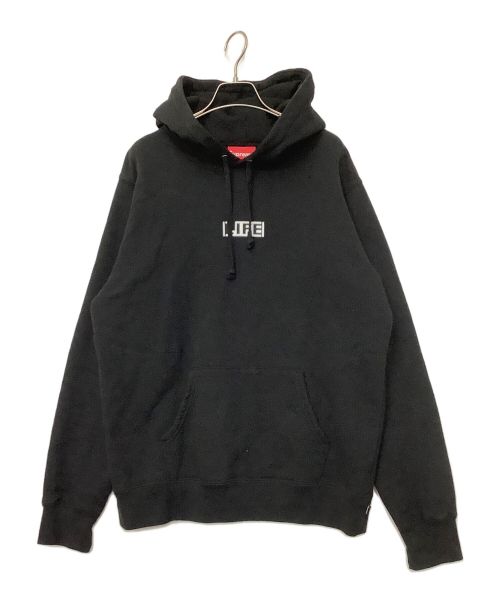 SUPREME（シュプリーム）Supreme (シュプリーム) LIFE Hooded Sweatshirt ブラック サイズ:Mの古着・服飾アイテム